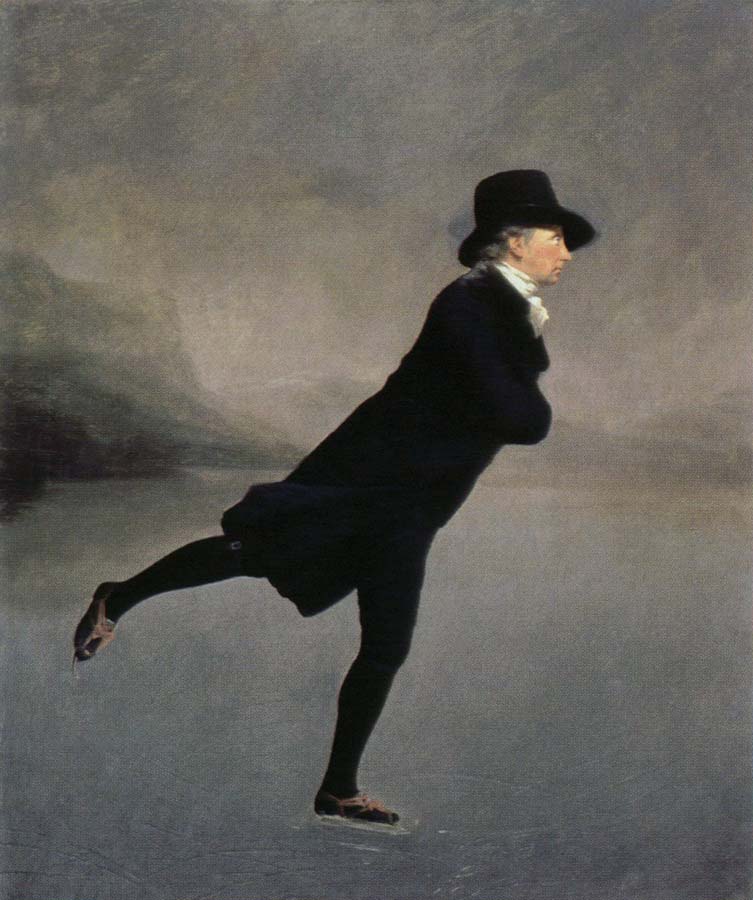 the rev.robert walker skating on duddingston loch